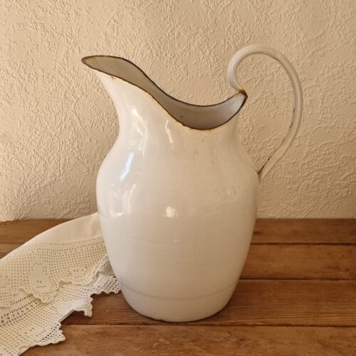 Glud & Marstrand hvid emalje servantekande i flot stand