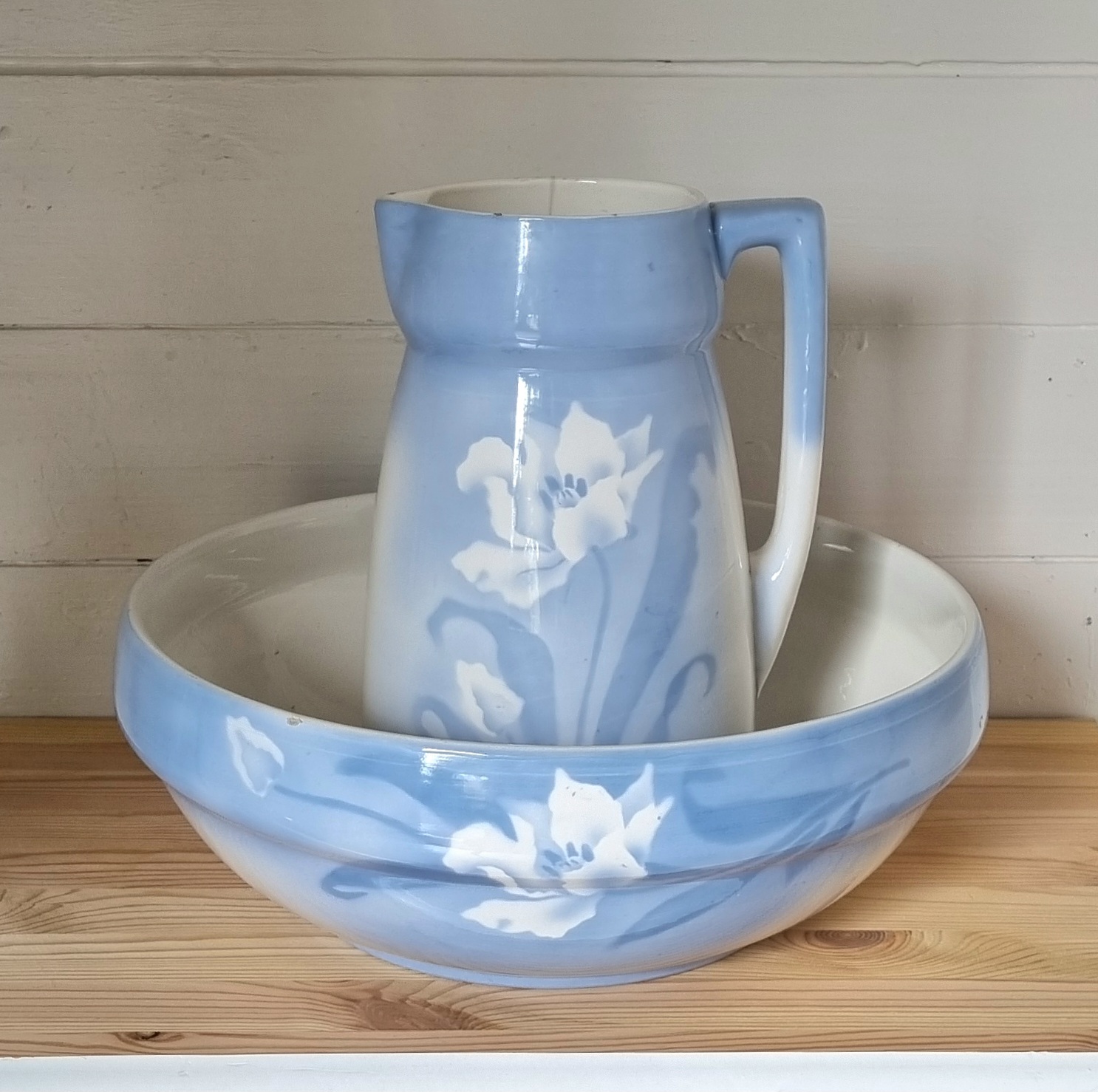 Smukt servante sæt - Elsterwerda kande og fad