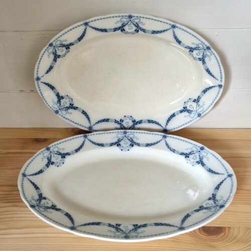 Antikt Gustafsberg Hannibal ovalt fad i flot stand