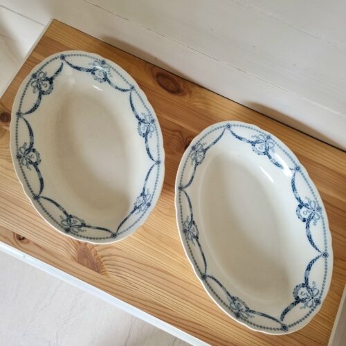 Antik Gustafsberg Hannibal oval skål