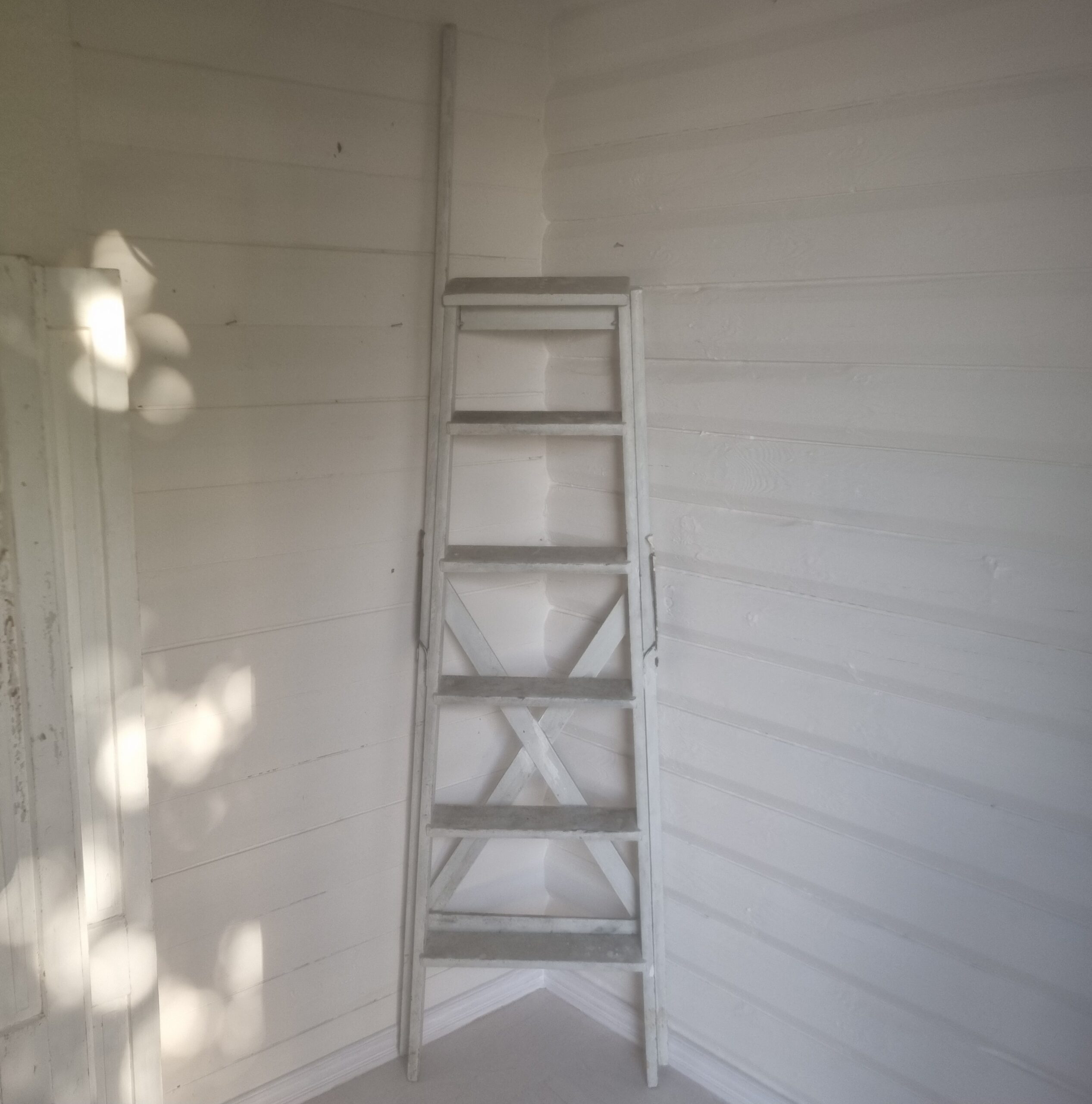 Flot gammel trappestige med greb