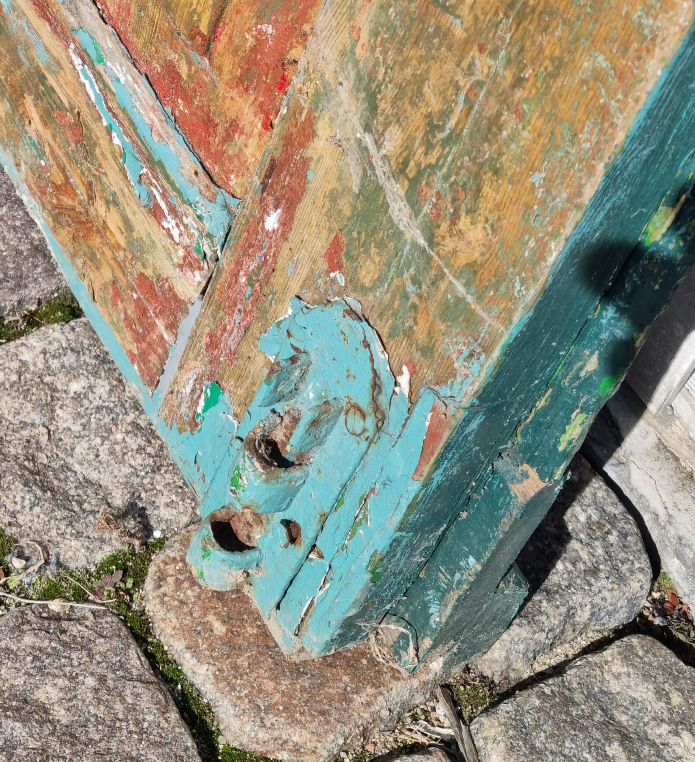 Flot rustik gammel dør