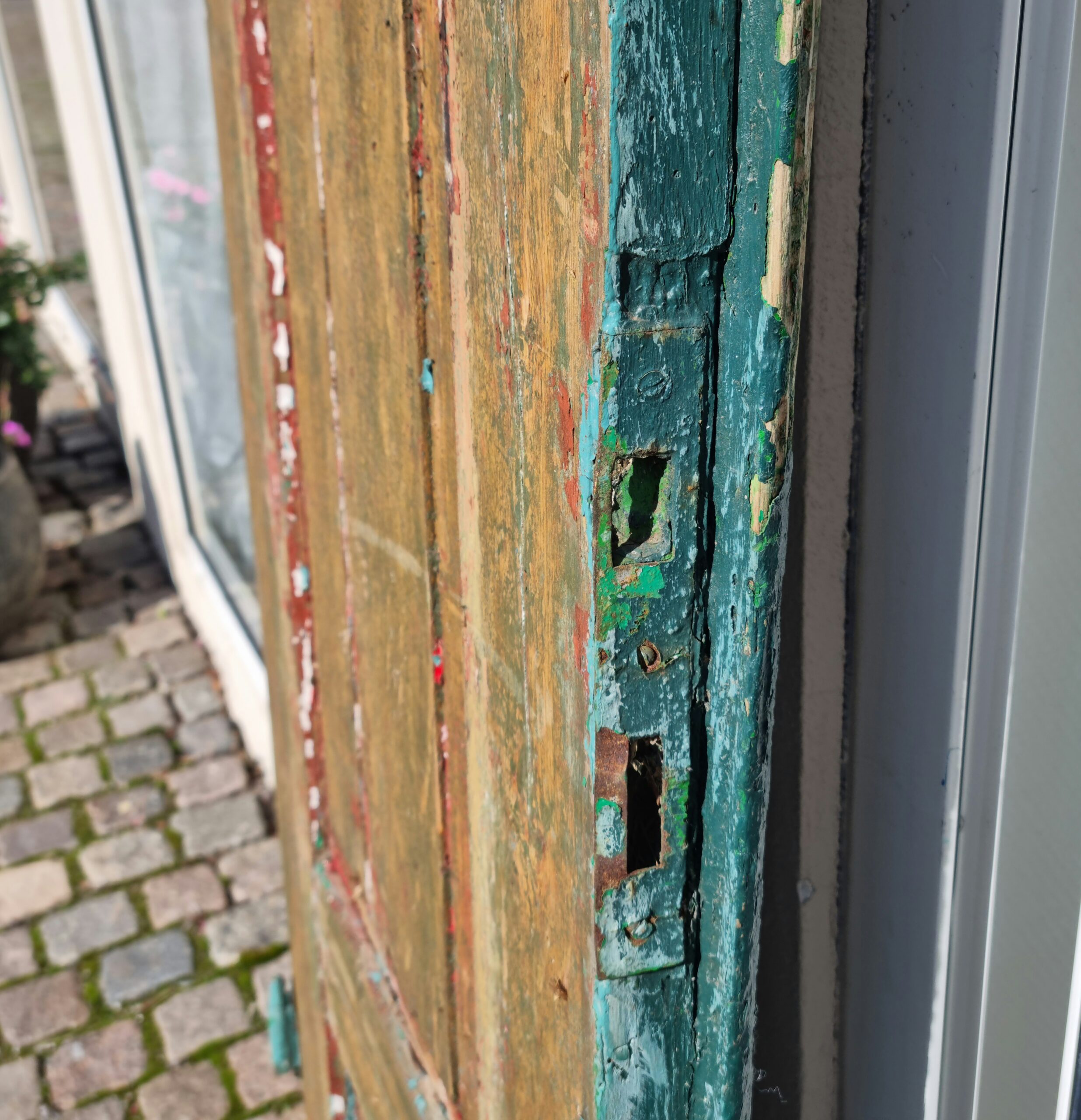 Flot rustik gammel dør