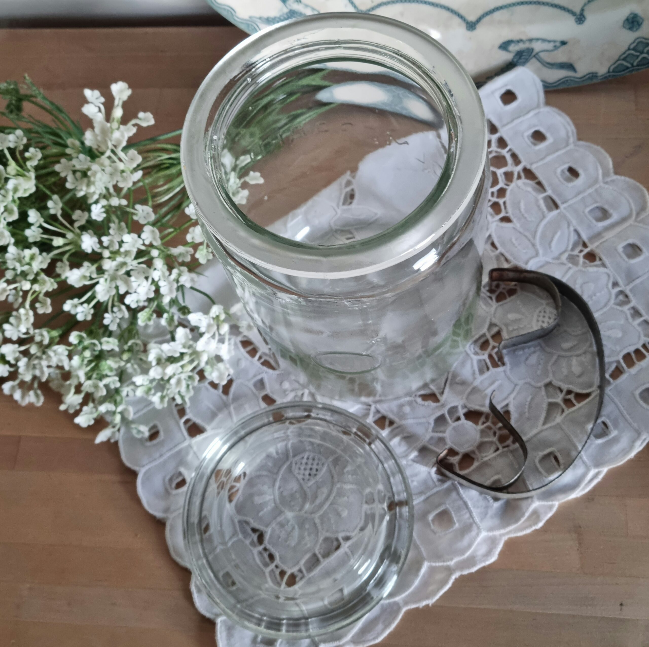 Fint gammelt sylteglas