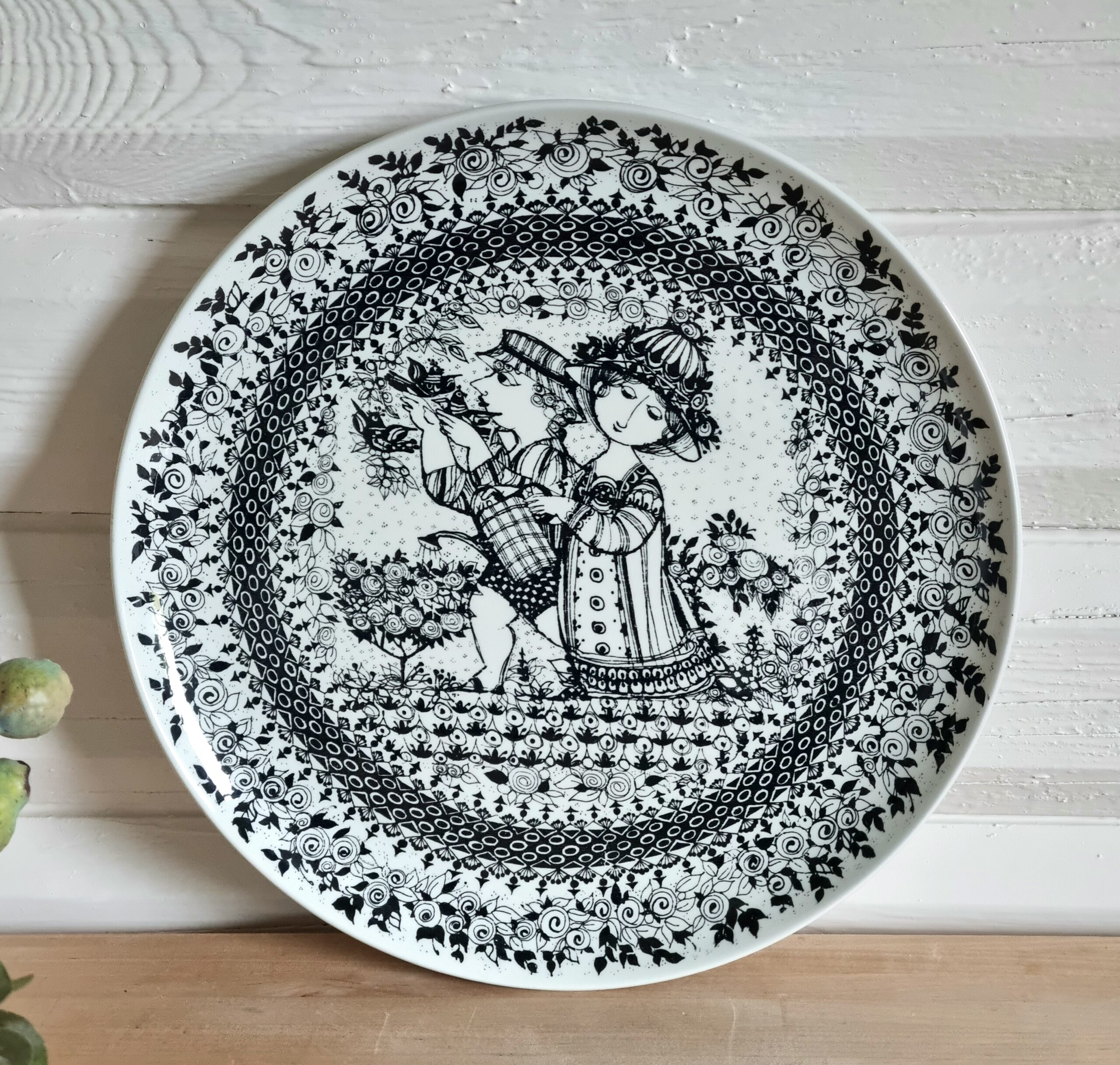 Flot stort Nymølle fad - Bjørn Wiinblad