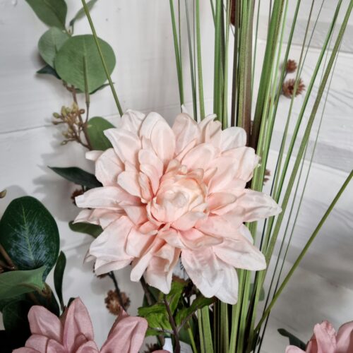 Dahlia fin lyserød – flot blomsterstilk