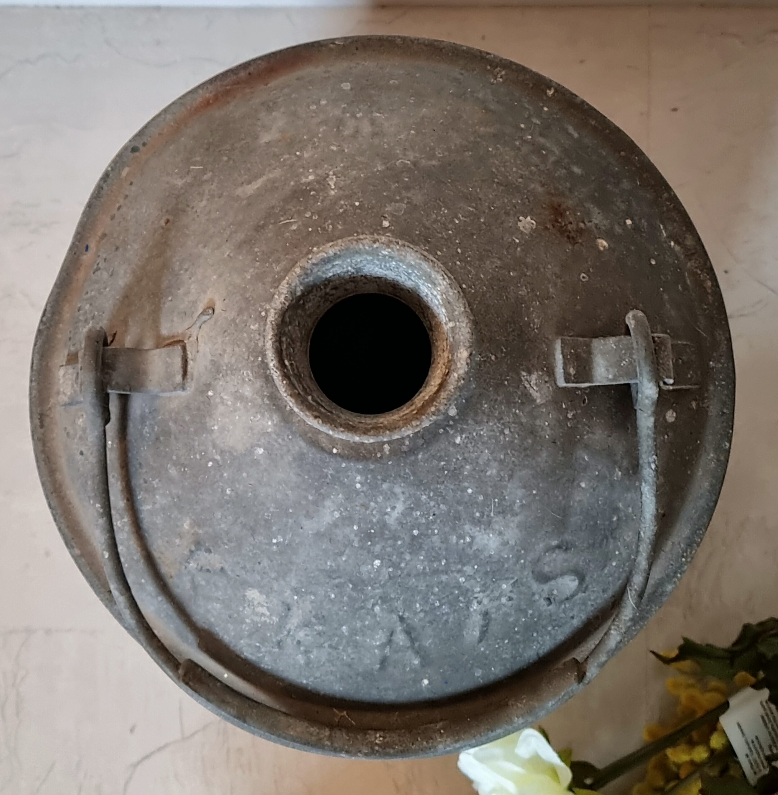 Rustik og dekorativ zink dunk