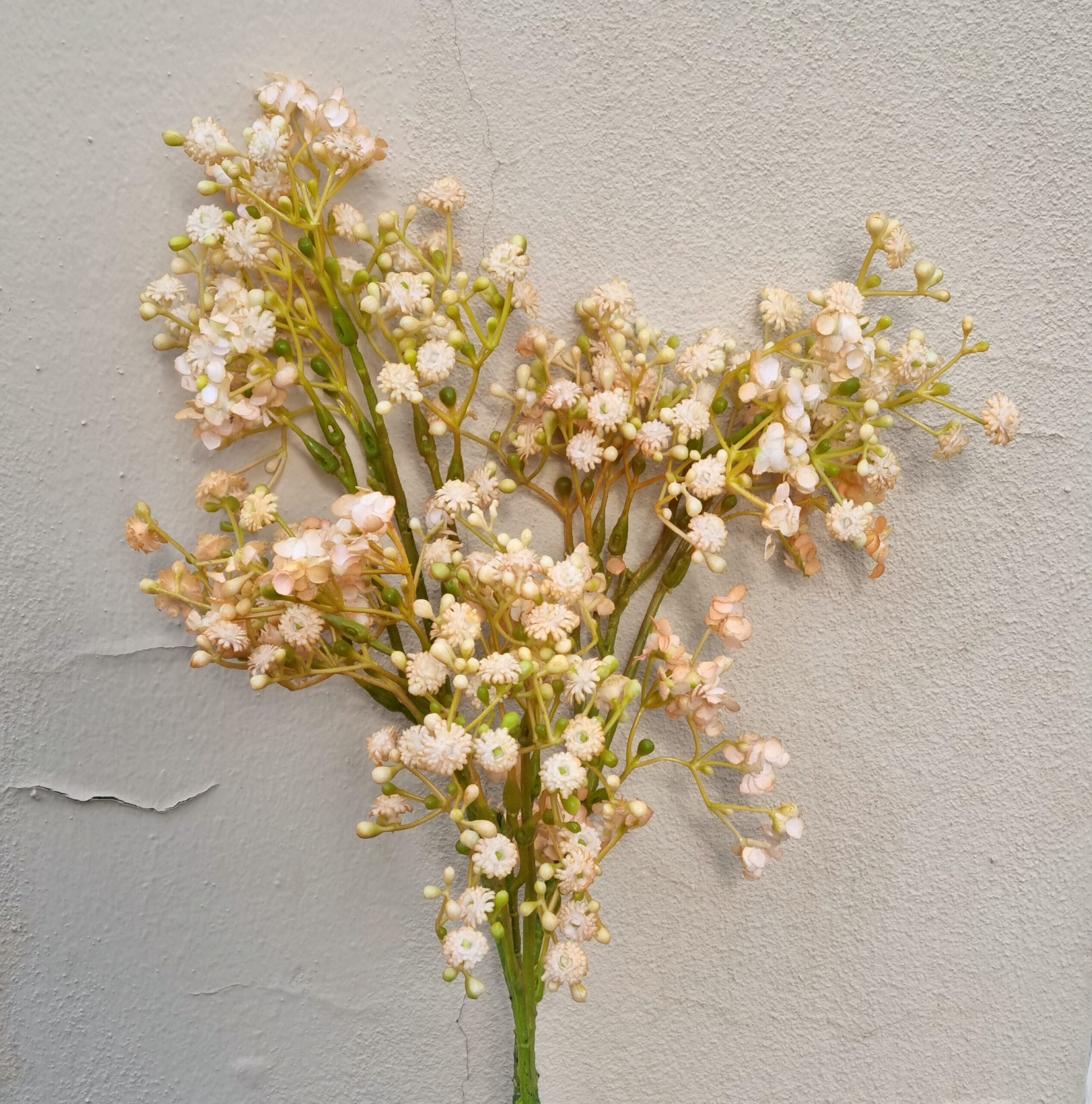 Stor fyldig Brudeslør - flergrenet melonfarvet