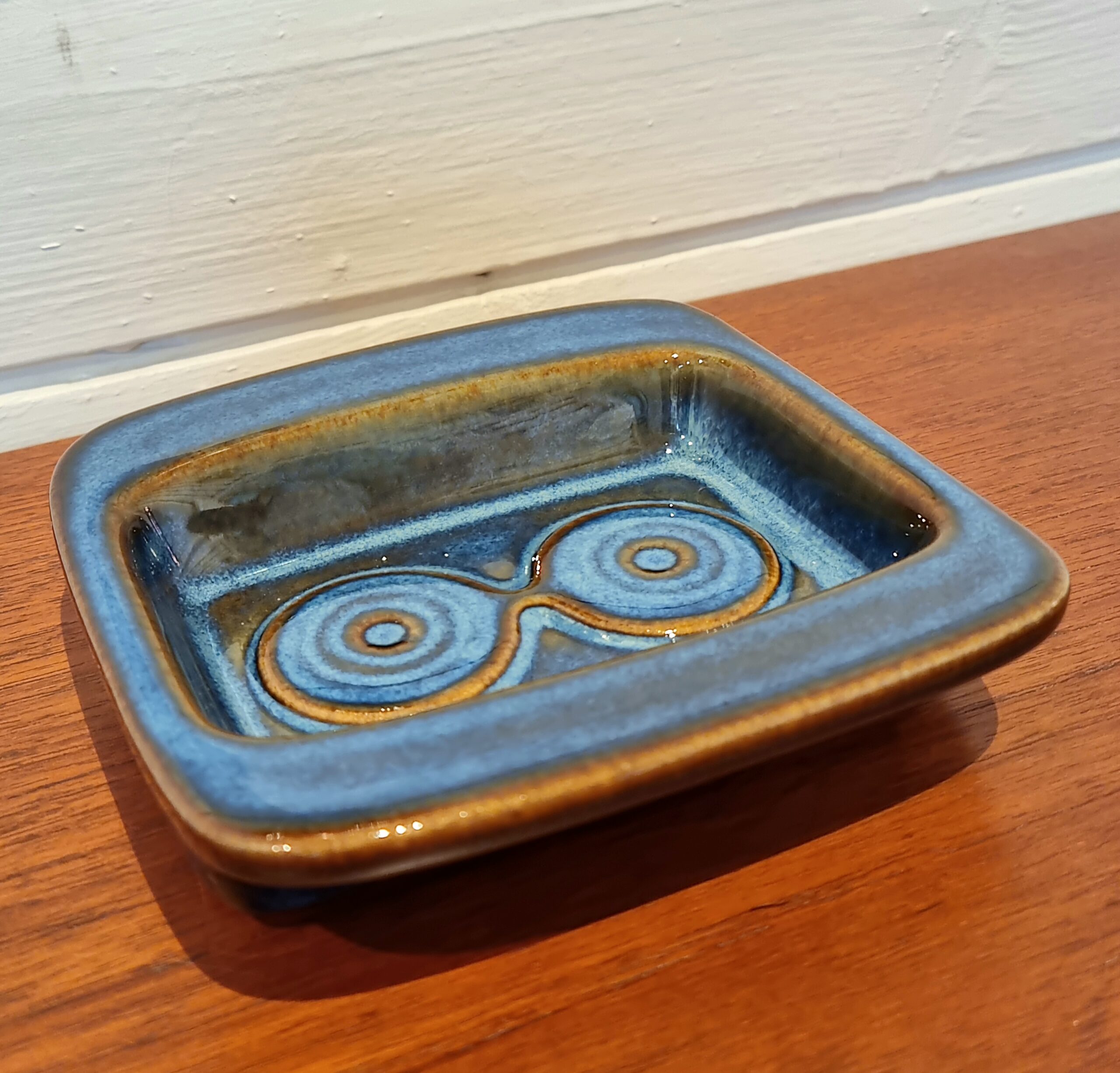 Søholm lille skål i smuk blå glasur