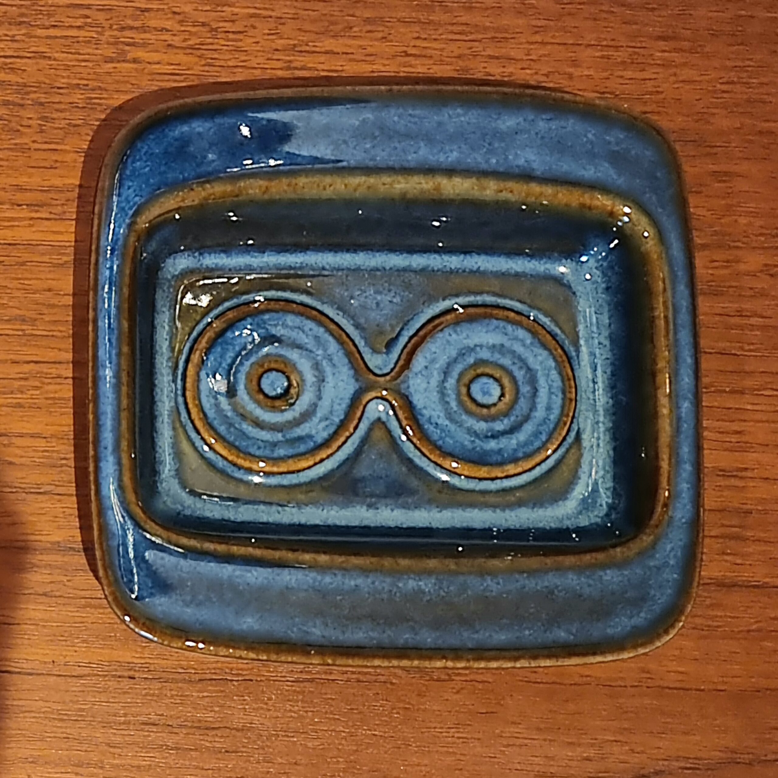 Søholm lille skål i smuk blå glasur