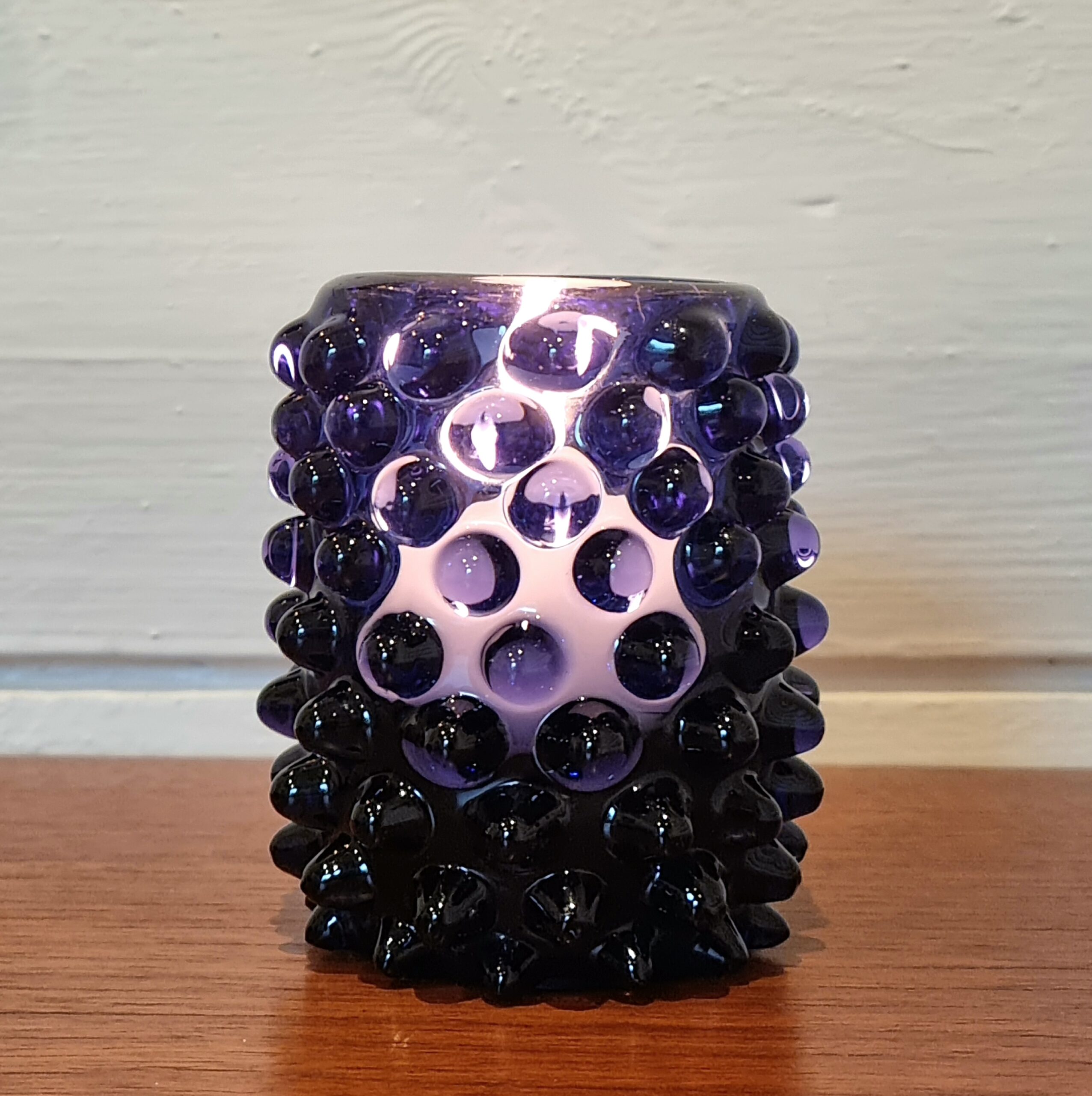 Flot blå glas lanterne