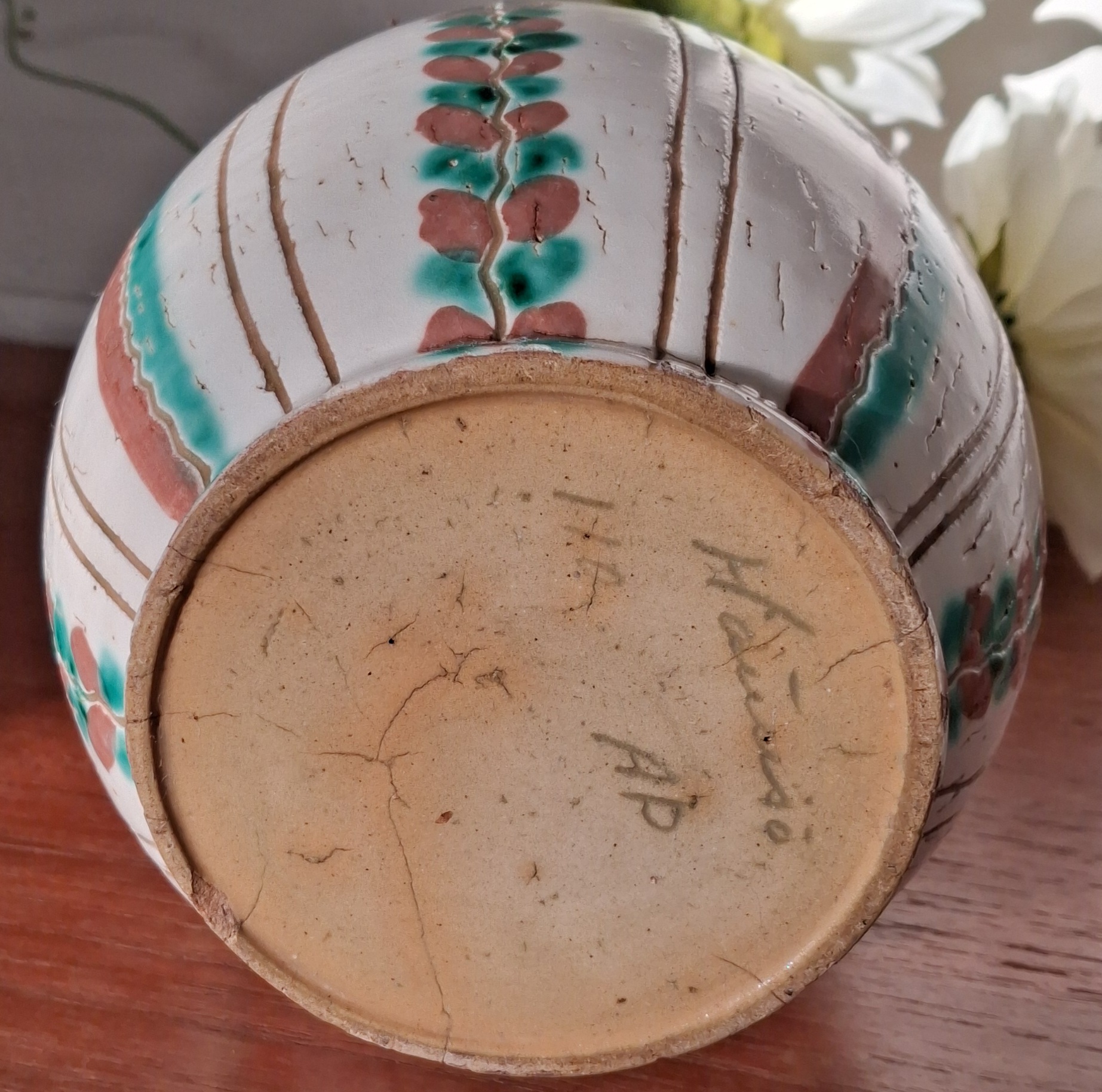 Smuk Havnsø keramik krukke