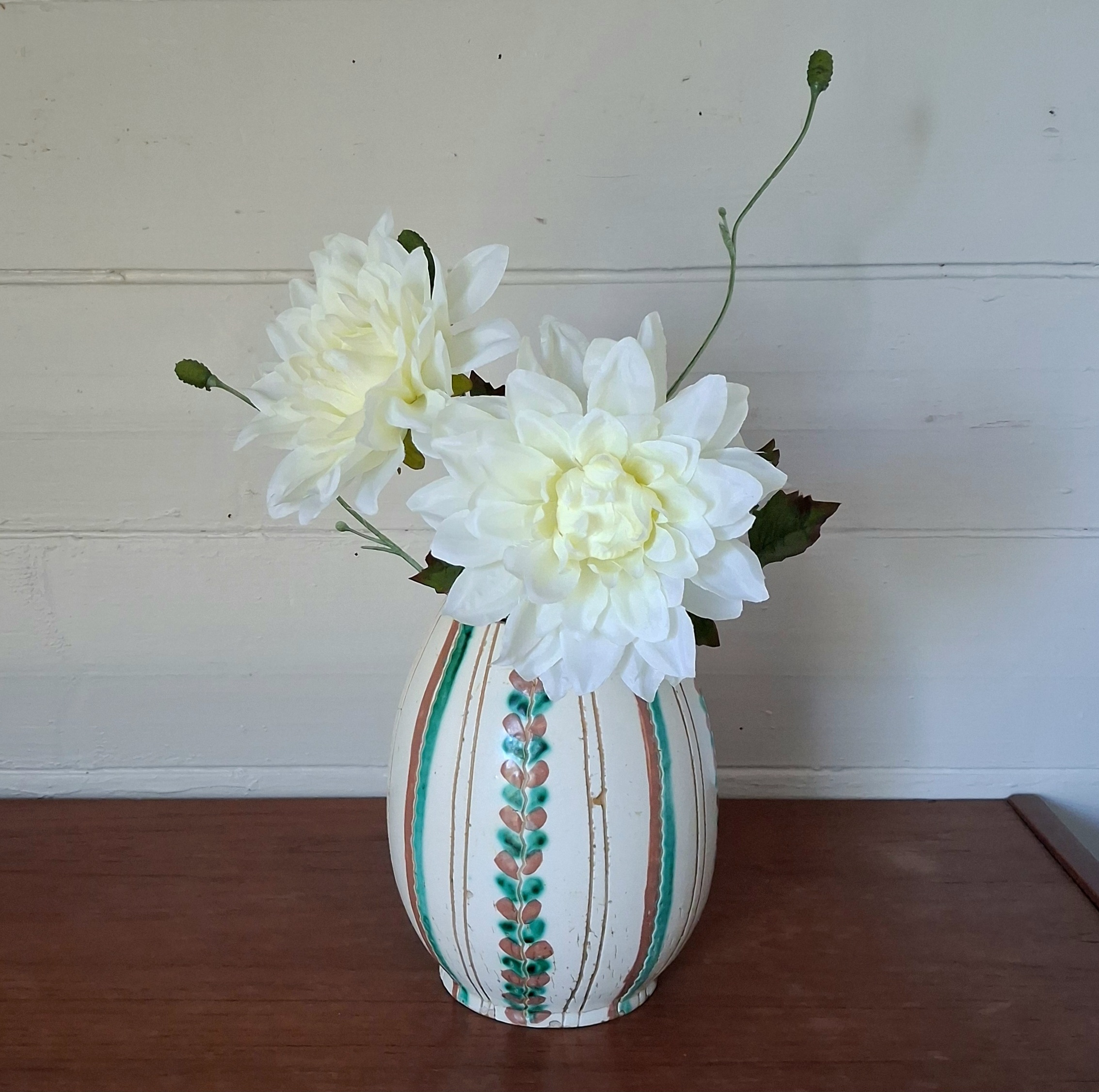 Smuk Havnsø keramik krukke i fin stand