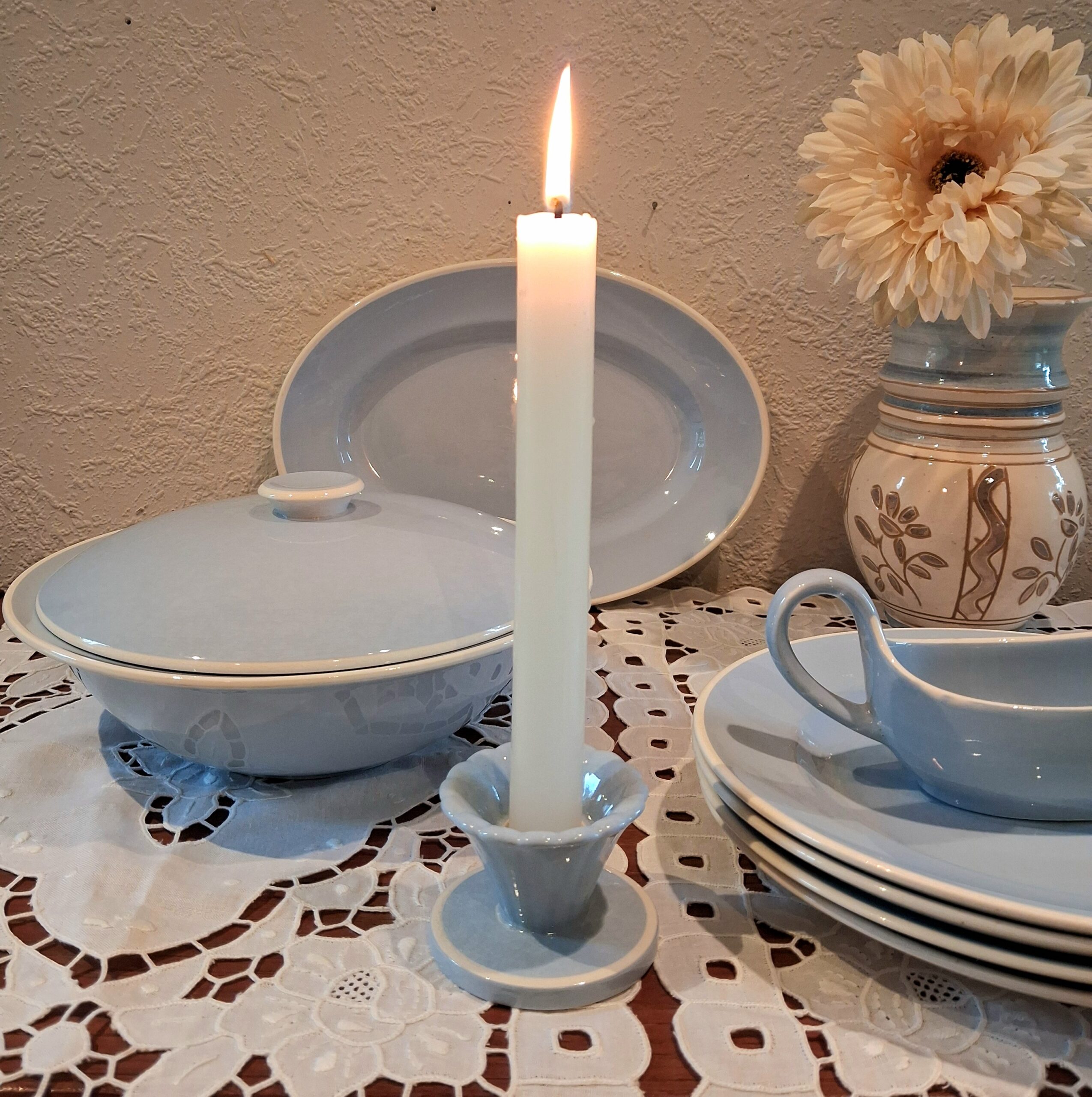 Smuk Aluminia Sonja lysestage