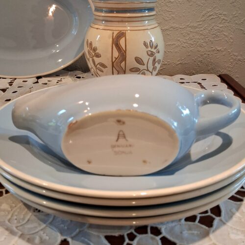 Sødt Aluminia “Sonja” lille smørnæb med afslag