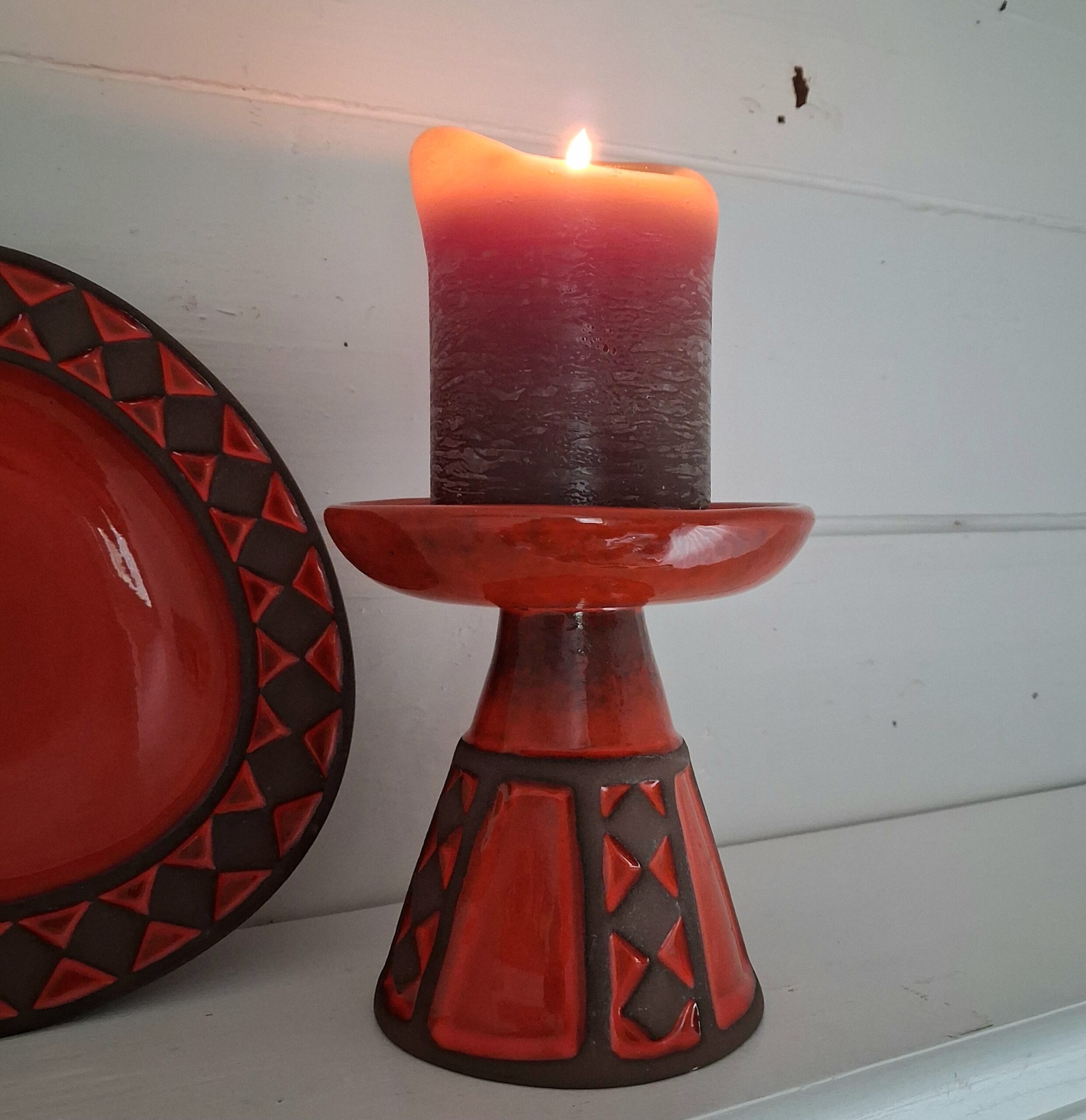 Flot orange Frank keramik stage