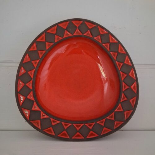 Flot orange Frank keramik fad