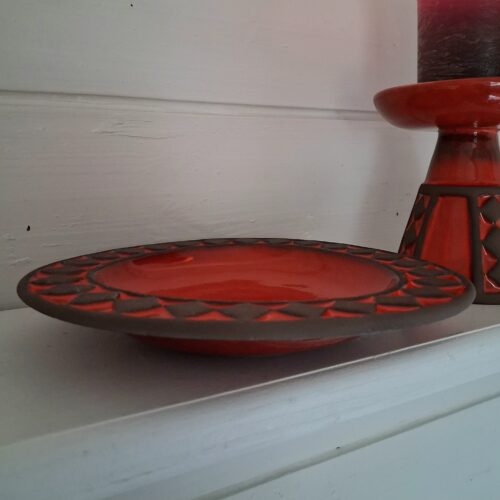 Flot orange Frank keramik fad