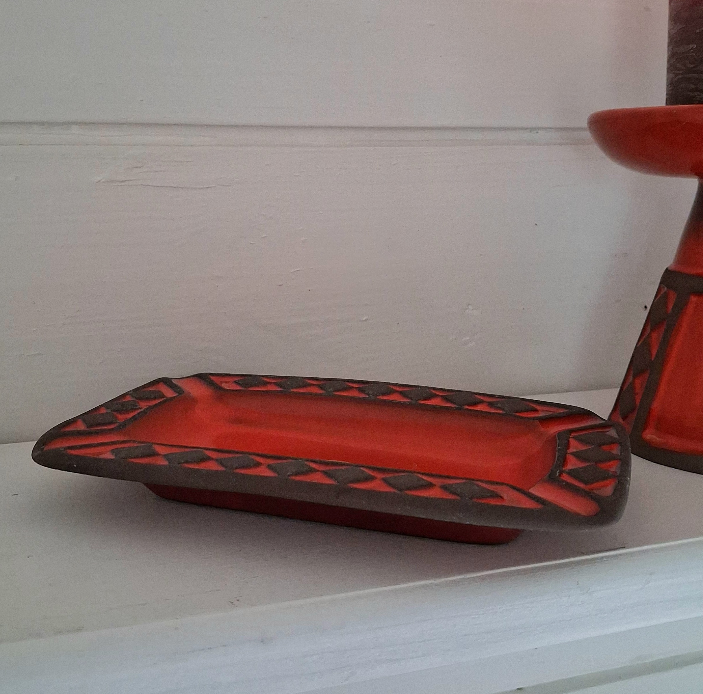 Flot orange Frank keramik askebæger