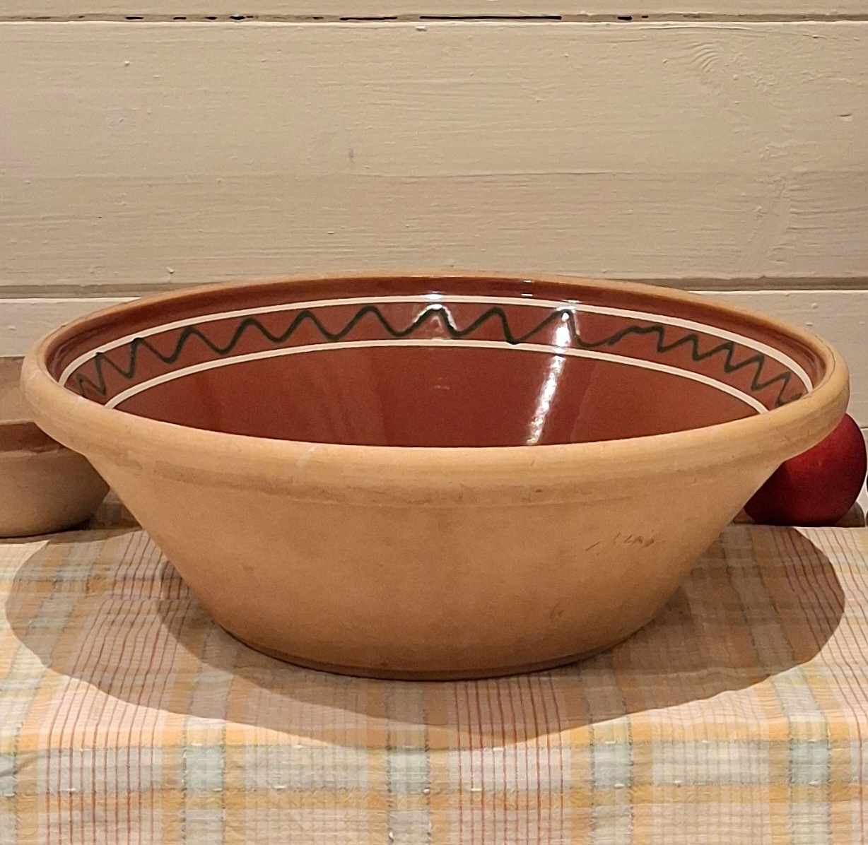 Flot gammelt dejfad med smuk glasur