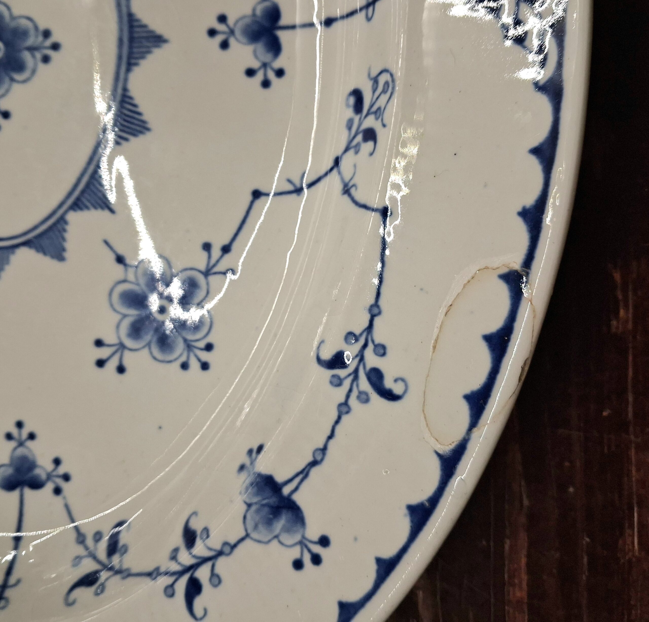 Fint antikt musel fad