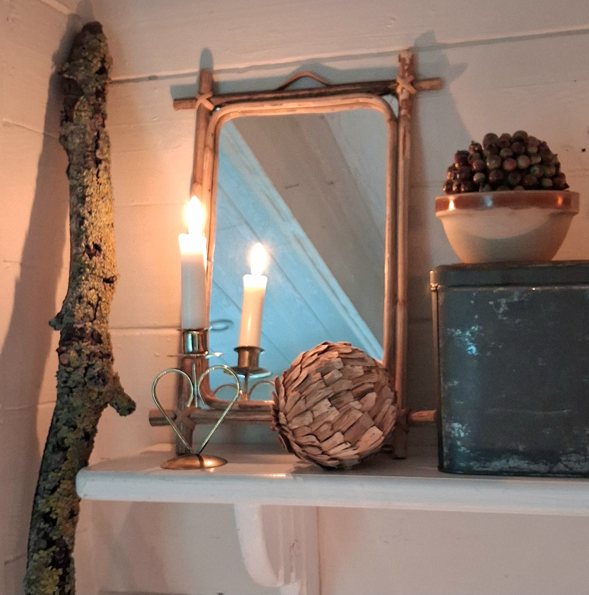 Sødt lille bambus spejl