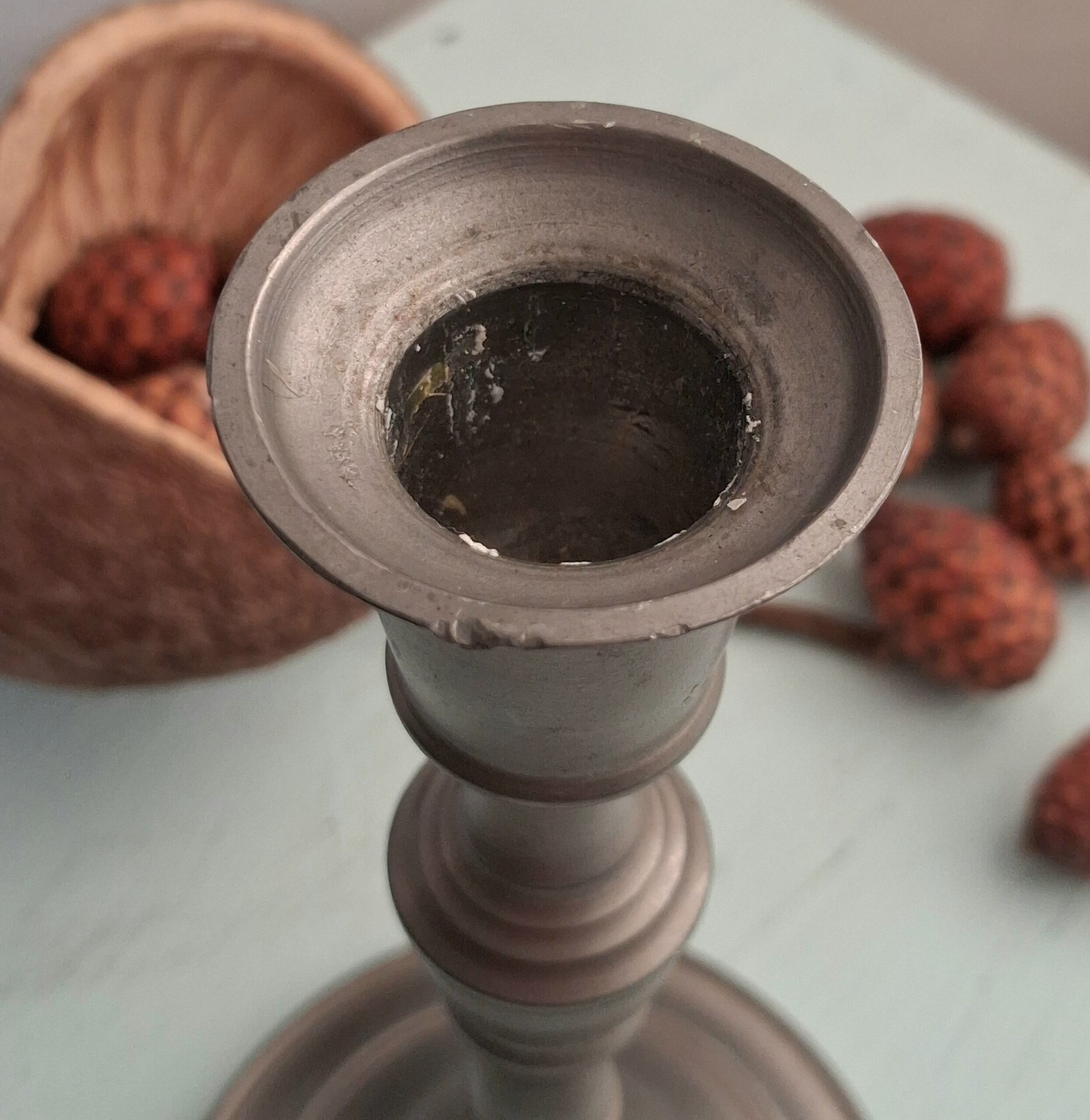 Smuk gammel Cawa tinstage