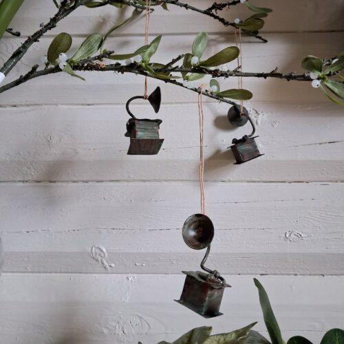 Rustik julepynt – grammofon – recycled jern