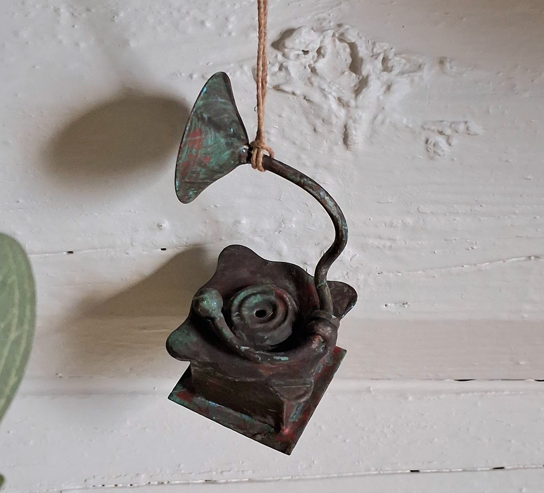 Rustik julepynt Grammofon