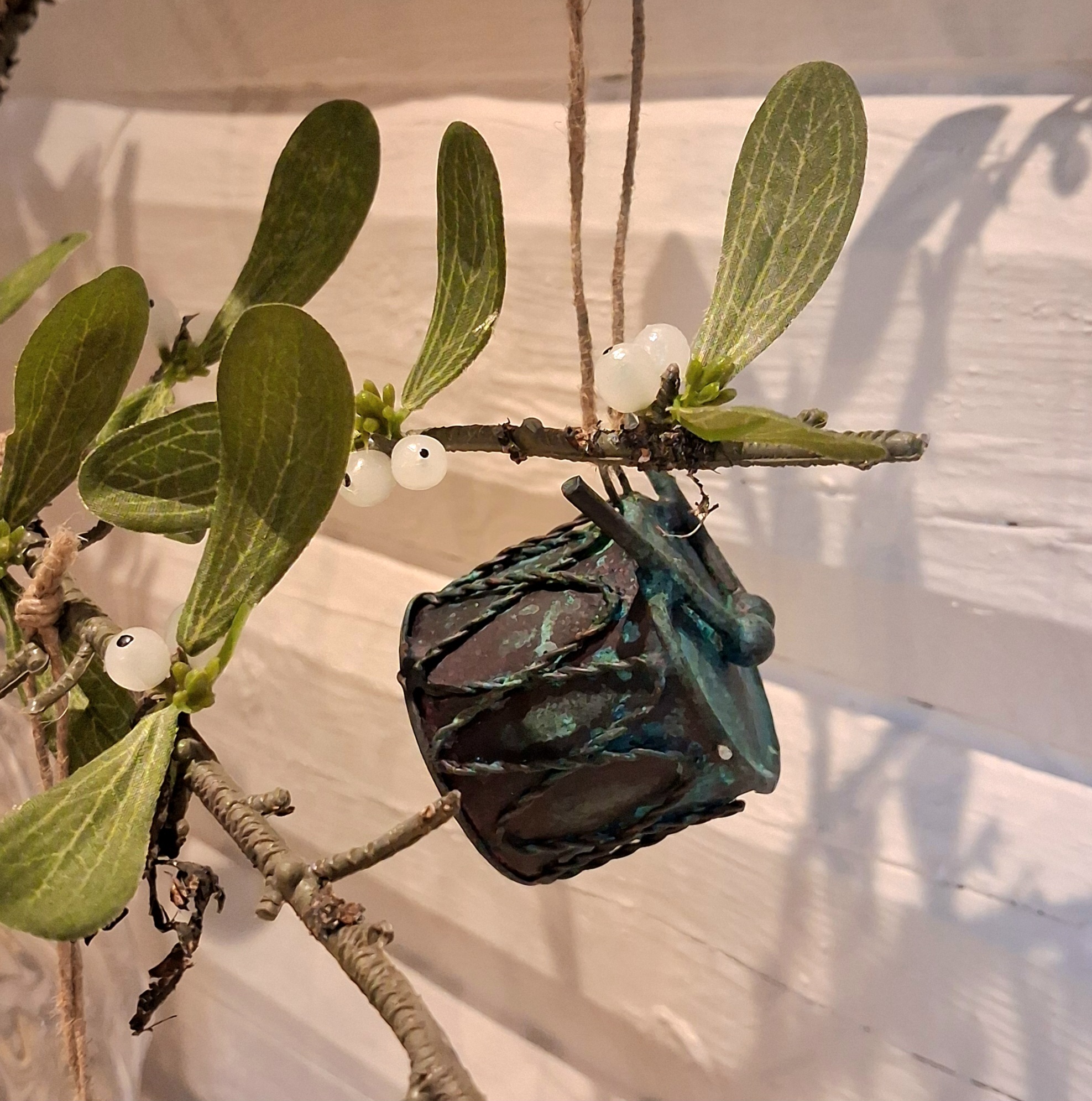 Rustik julepynt - Tromme - recycled