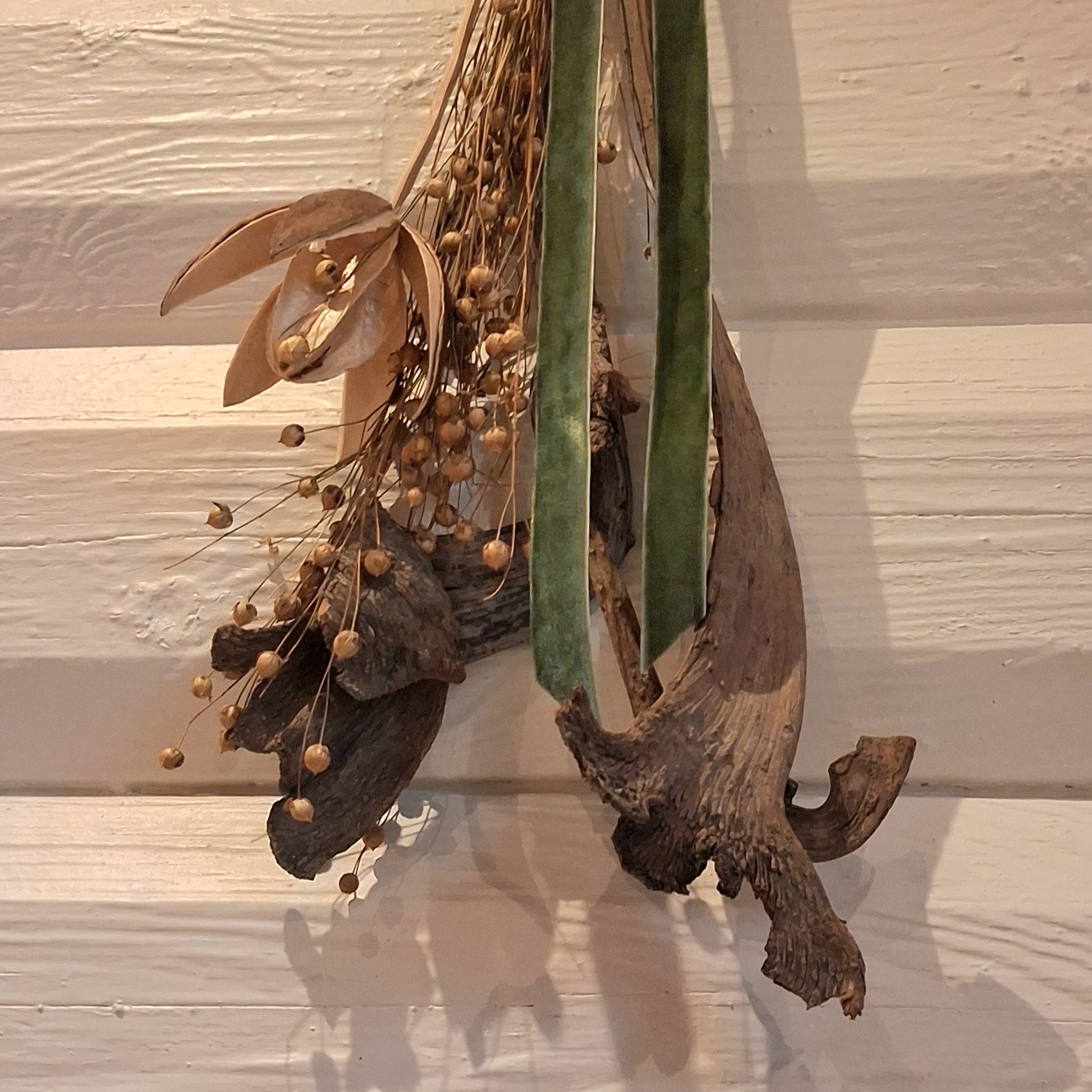 Natraj dekorations gren og tørret Liljeblomst