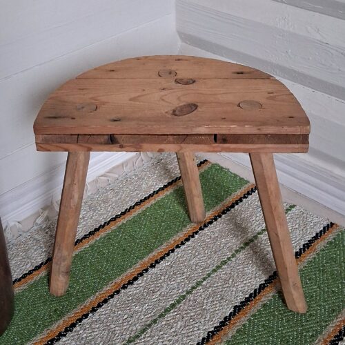 3-benet malke skammel – flot rustik