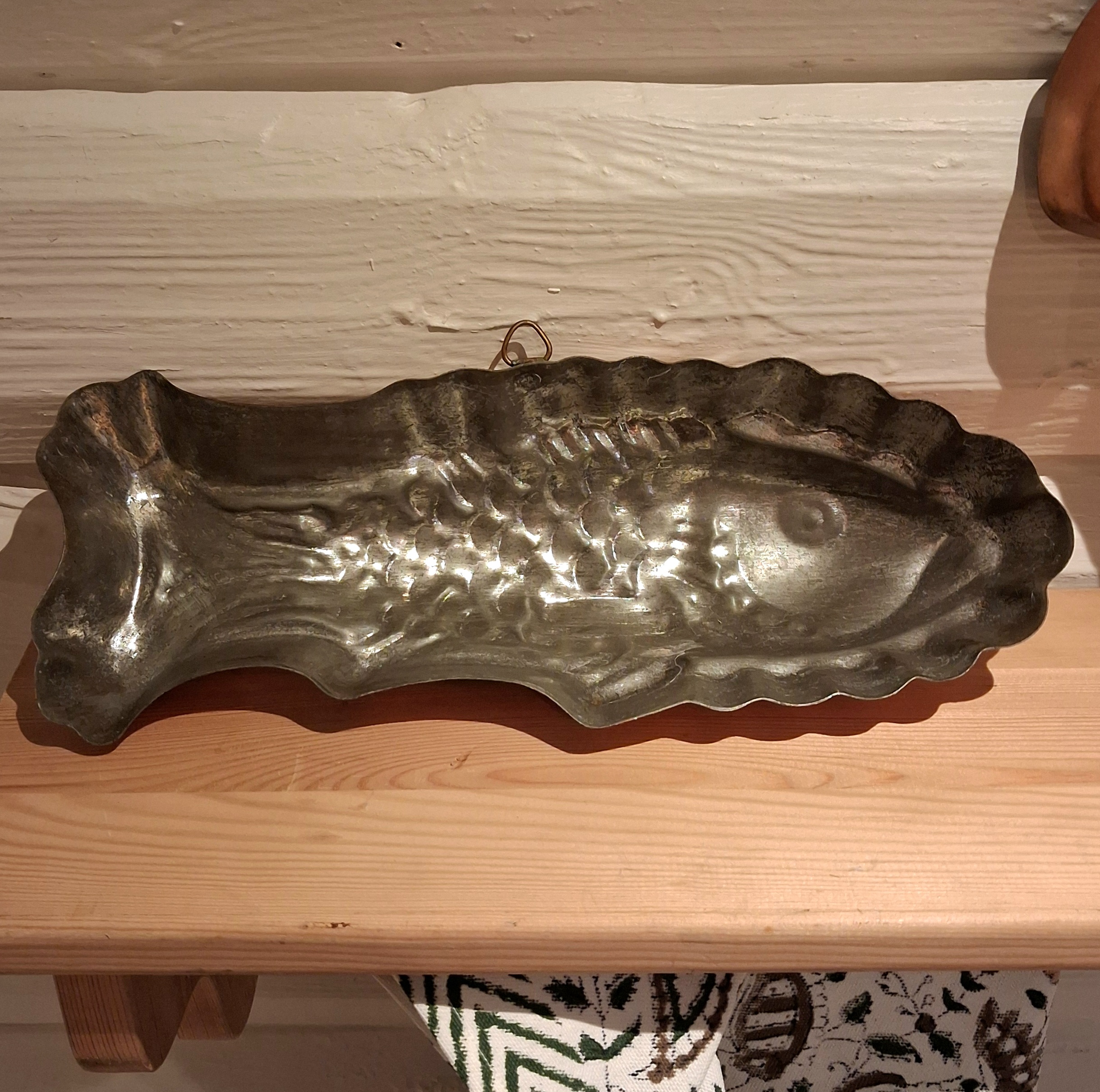 Fin gammel kobber form - fisk
