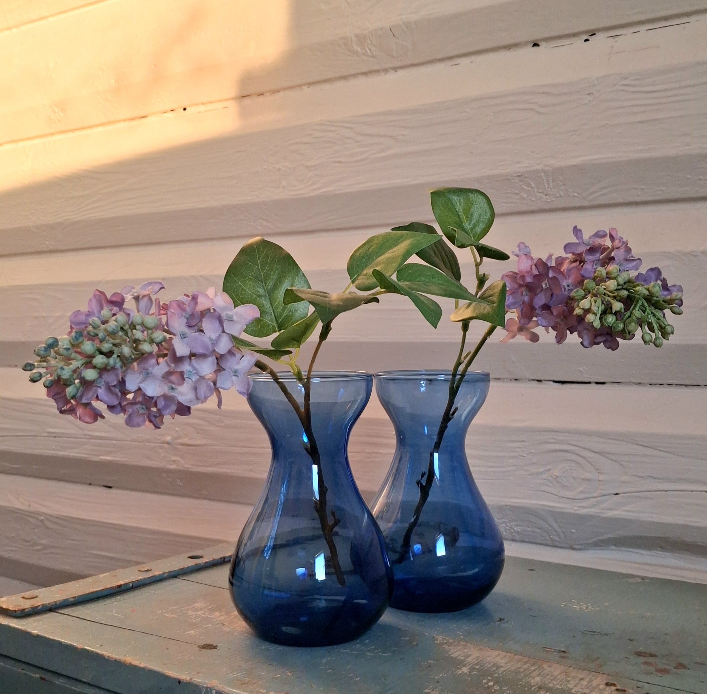 Hyacintglas blåt - i flot stand