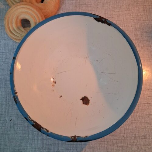 Glud & Marstrand lille blå emalje skål