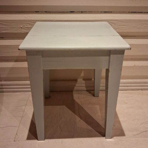 Sød pastelblå skammel – i fin stand