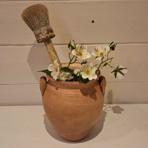 Gefle syltekrukke med ører i flot stand