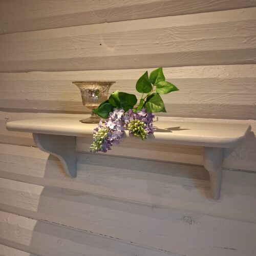 Flot lysegrå hylde – i fin stand