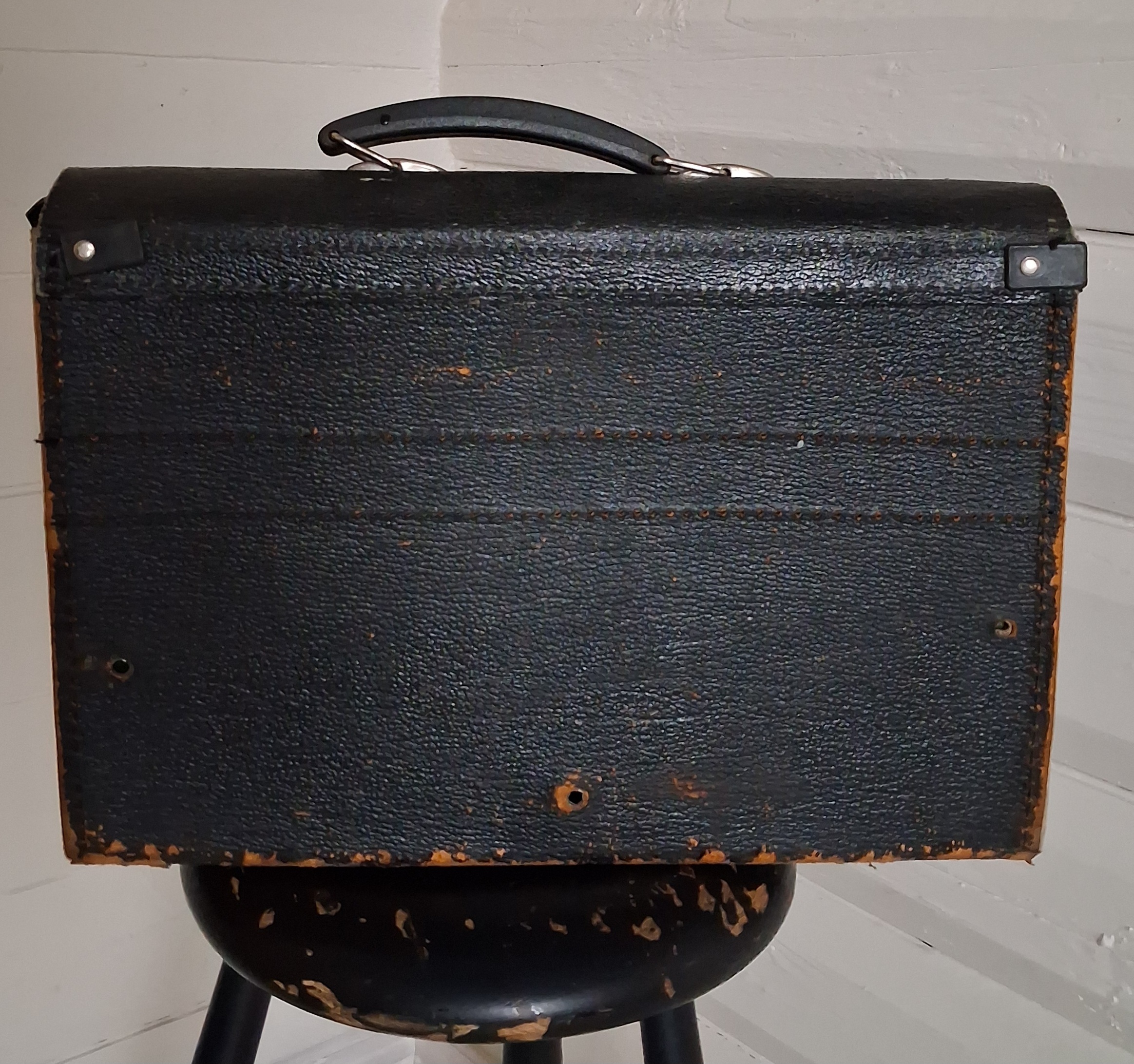 Flot vintage lædertaske