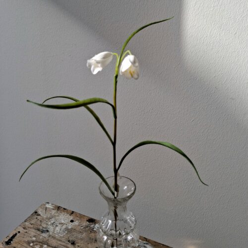 Søde hvide Vibeæg – fine naturtro stilke