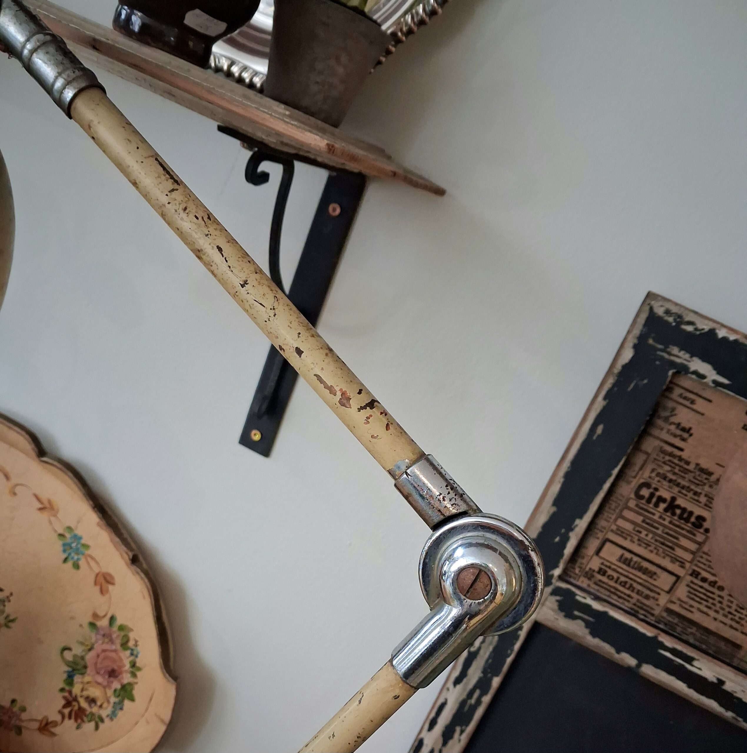 Flot vintage bordlampe