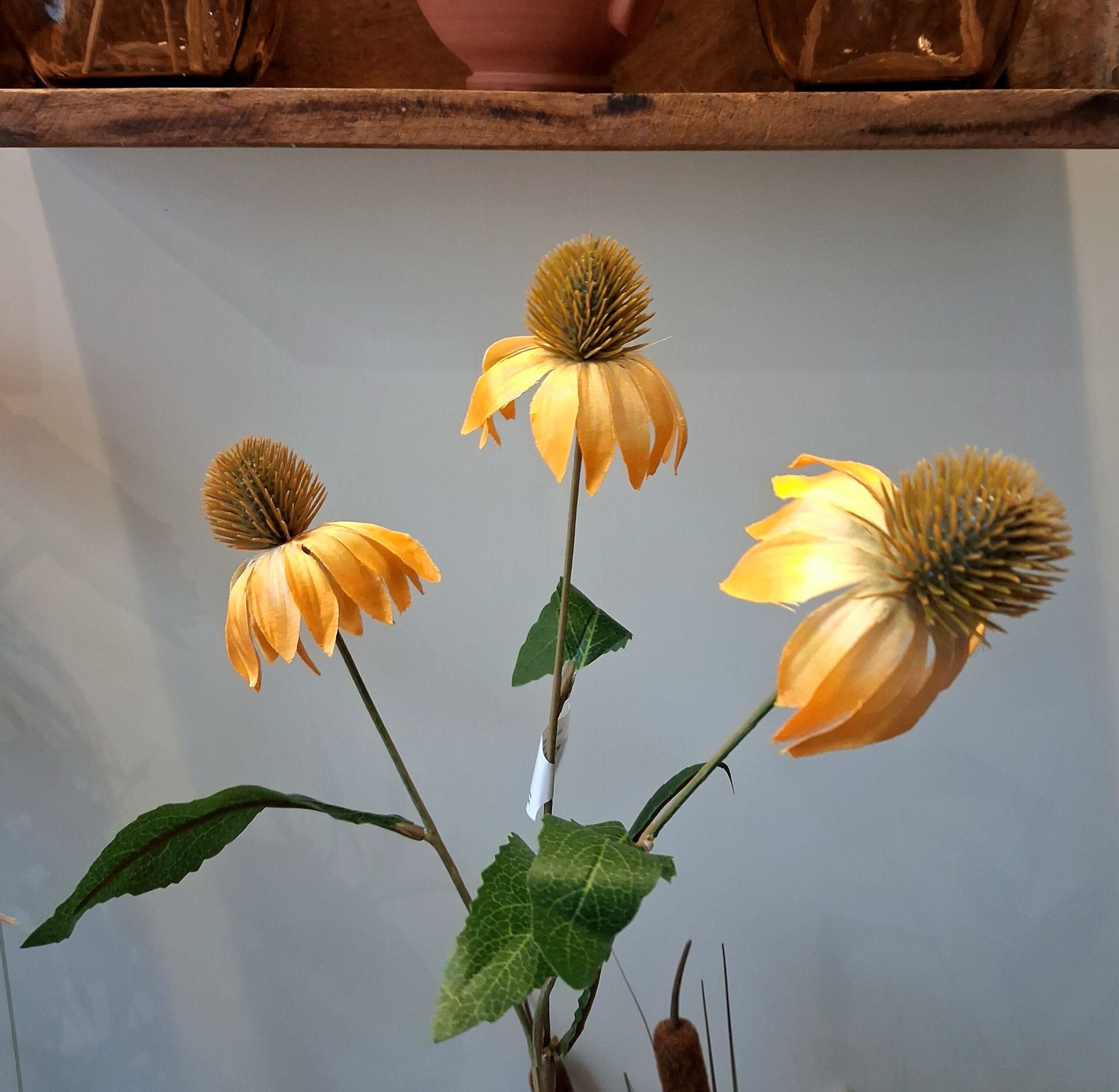 Smuk gul Solhat - sød 3-grenet