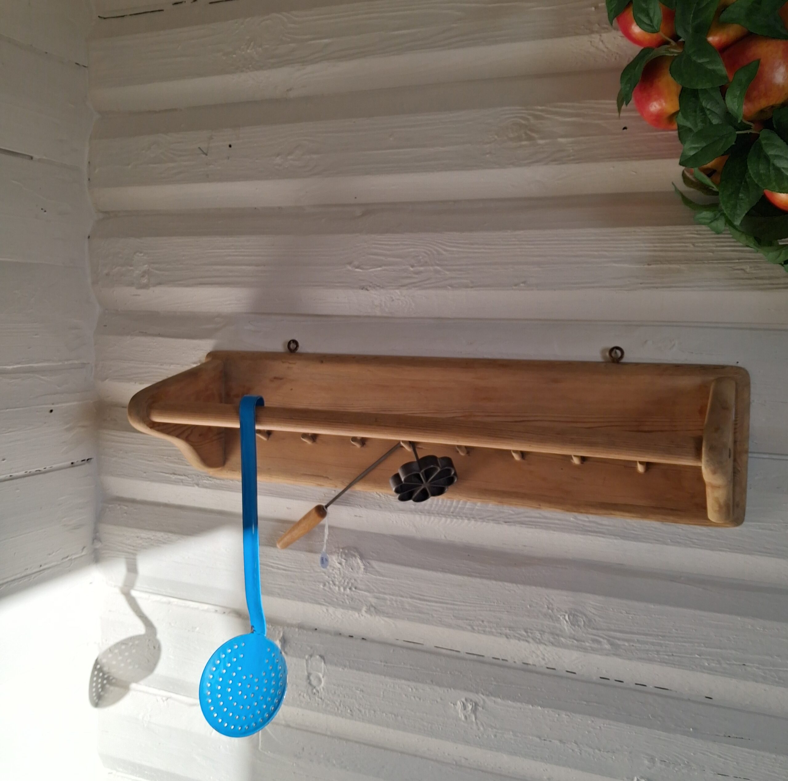 Fra det gamle køkken...