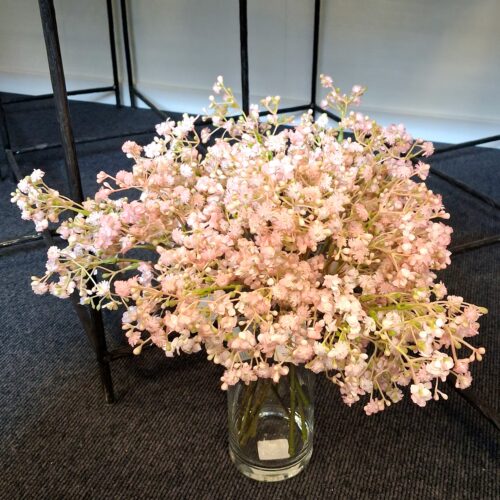 Fin lyserød Brudeslør – flot fyldig og flergrenet