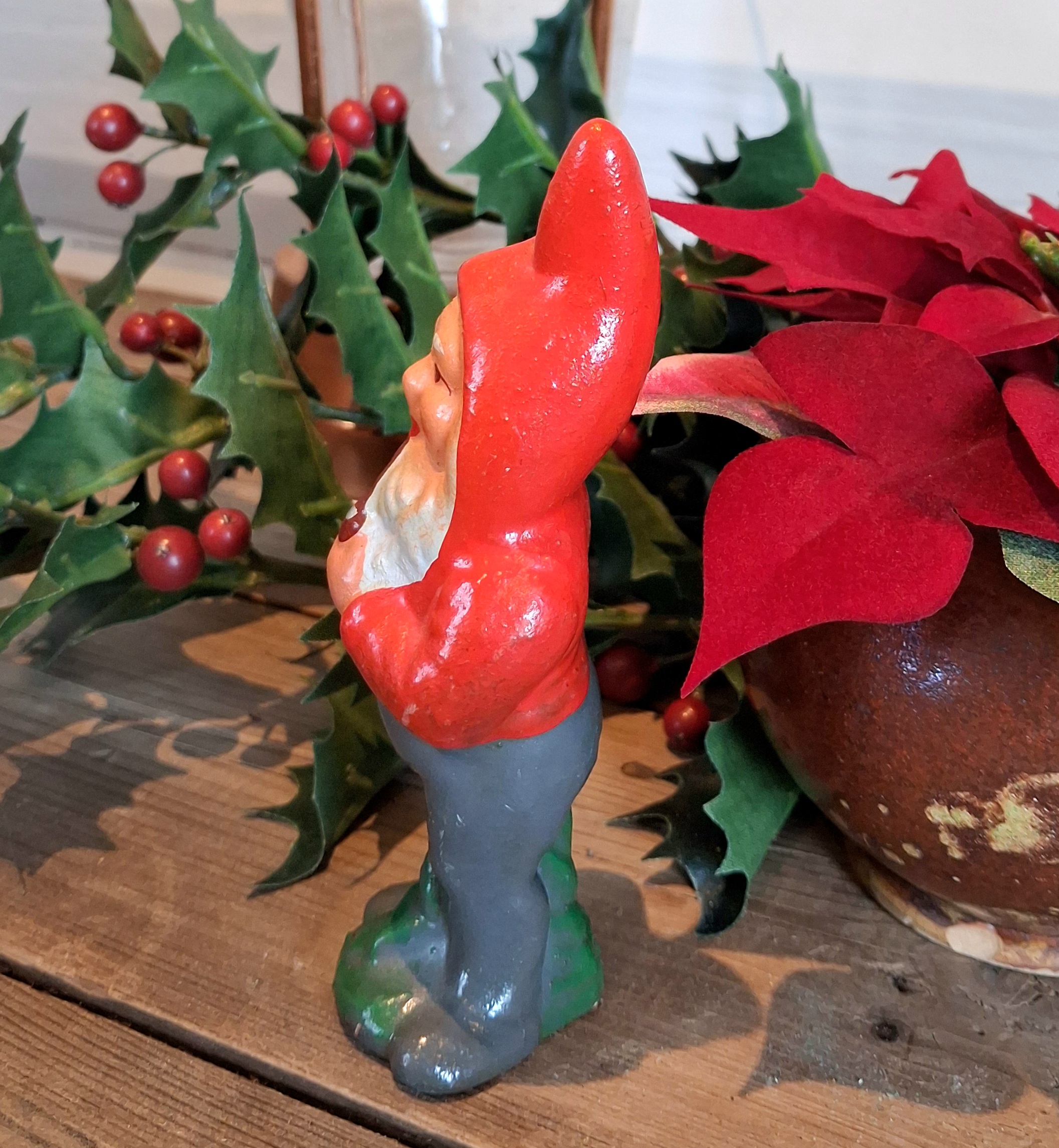 Den sødeste antikke nise med pibe