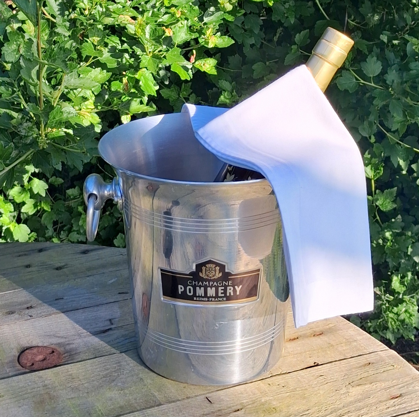 Flot Pommery Champagne køler i aluminium - Billede 2