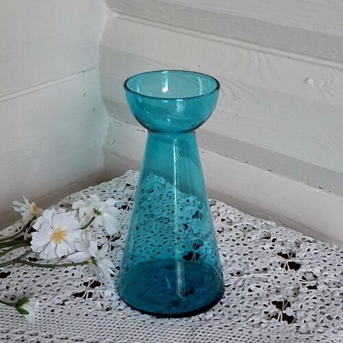 Hyacintglas turkis – smukt og i flot stand