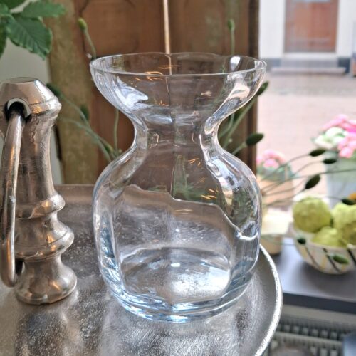 Hyacintglas klart i smuk rund facon