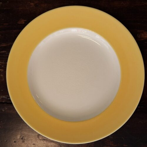 Fin gul Aluminia frokost tallerken “Susanne”