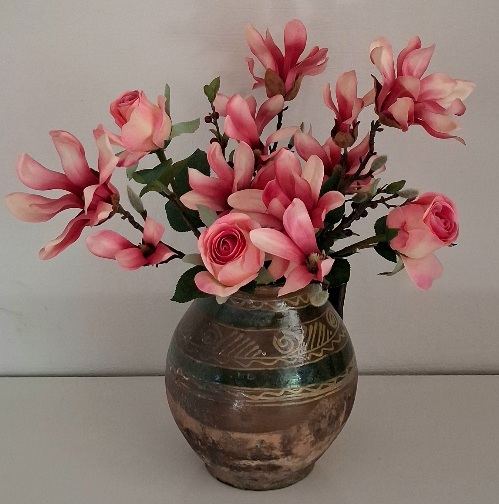 Magnolie og Roser...